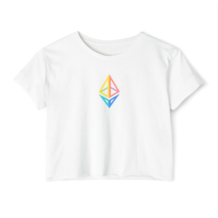 Ethereum Women's Festival Crop Top