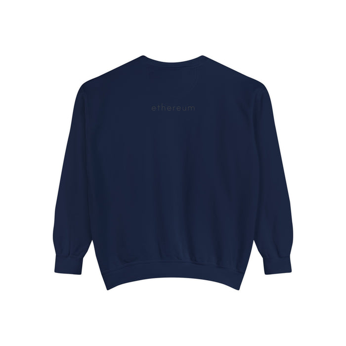 Ethereum Men's Garment-Dyed Sweatshirt